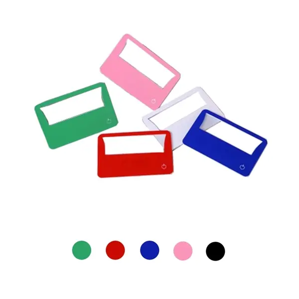 Credit Card Size Magnifier with LED Light