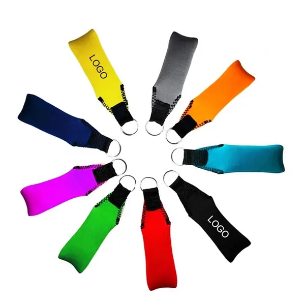 Floating Neoprene Keychain Tag