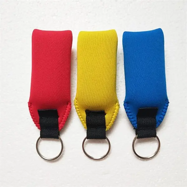 Floating Neoprene Keychain Tag