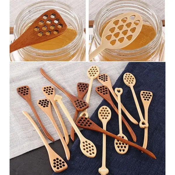 7" Wooden Honey Stick