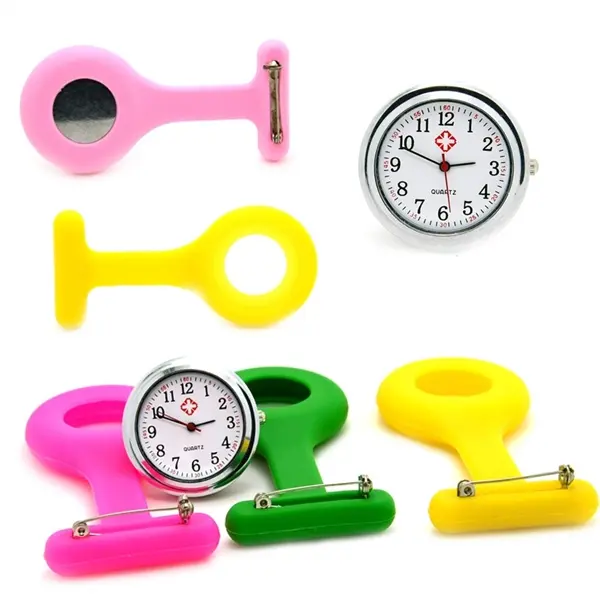 Silicone Nurse Brooch Watch
