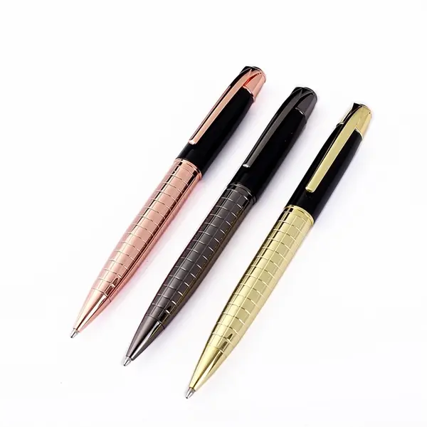 Metal Rotary Plating Engraved Ballpoint Pen