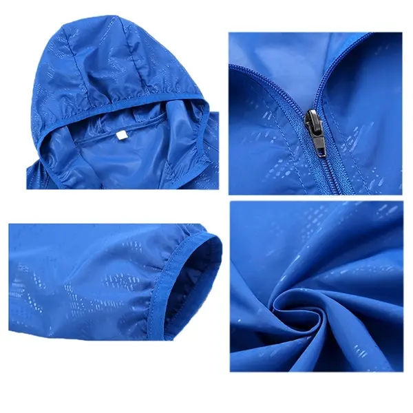 Outdoor light and thin sun proof windbreaker