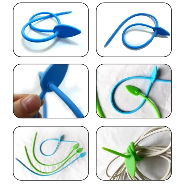 Multi-functional Silicone Cable Ties Strap