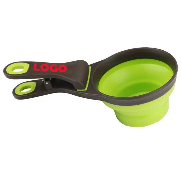 Pet Folded Sealing Clipper Food Scoop Spoon