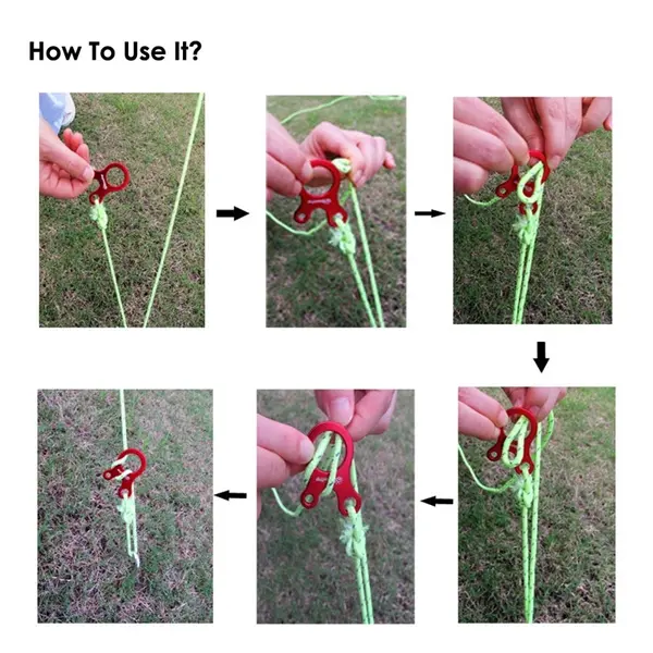 Camping Tent Wind Cord Rope Fastener