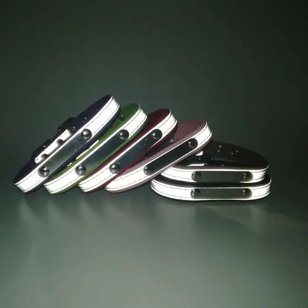 Reflective Adjustable PU Pet Collar