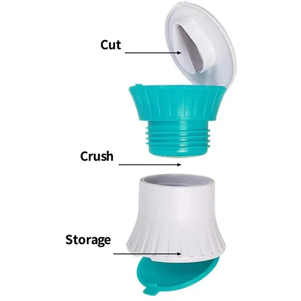 3-in-1 Muntifunction Pill Crusher / Grinder / Splitter