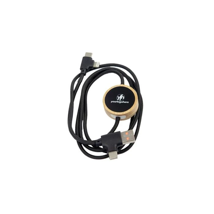 XL Bamboo LED 4 in 1 Cable