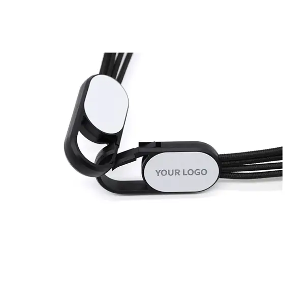 3-in-1 Carabiner Light Up USB Charging Cable
