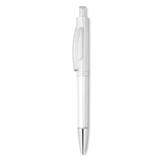 Transparent push button pen