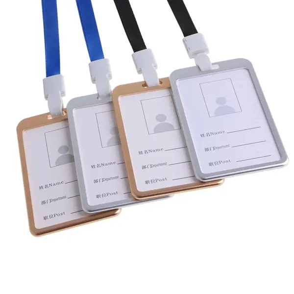 Aluminum Alloy ID Badge Card Holder