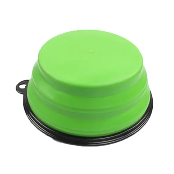 Pet silicone outdoor folding bowl
