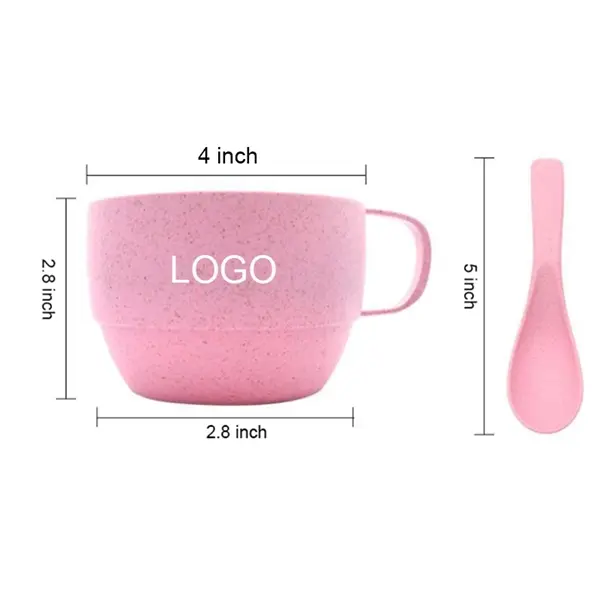 Breakfast milk cereal bowl