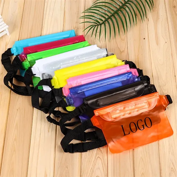 PVC waterproof pouch for touch screen mobile phone