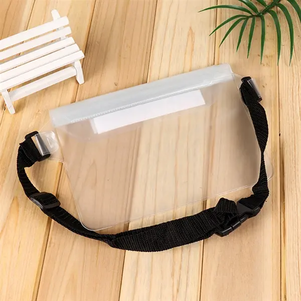 PVC waterproof pouch for touch screen mobile phone