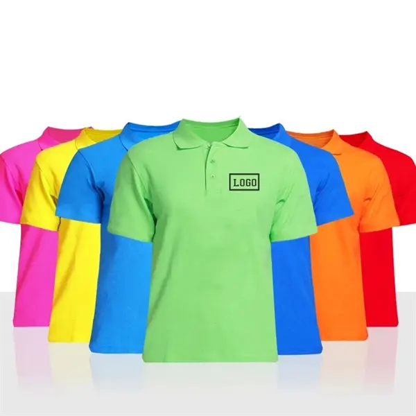 Plain cotton staff short sleeve T-shirt