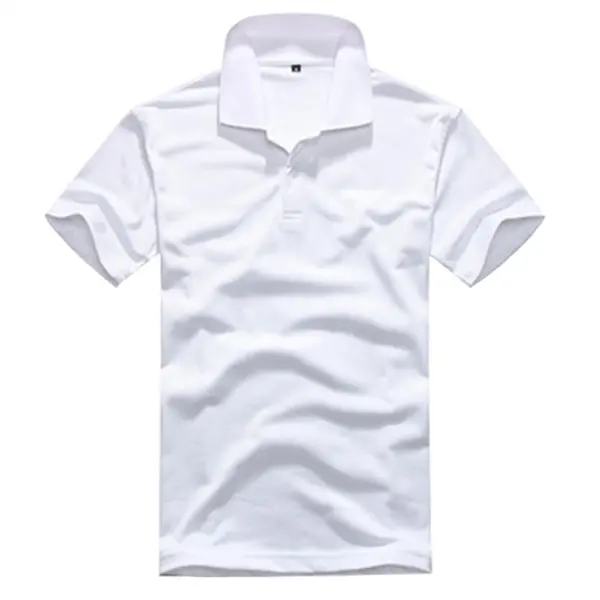 Plain cotton staff short sleeve T-shirt