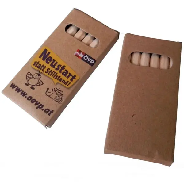 Natural Wood Colored Pencils 6pcs