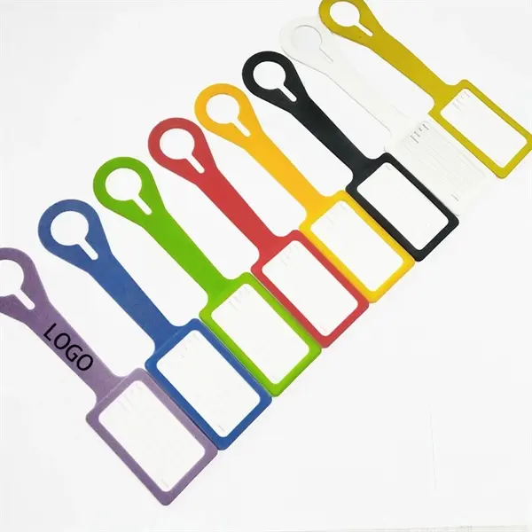 Silicone luggage tag