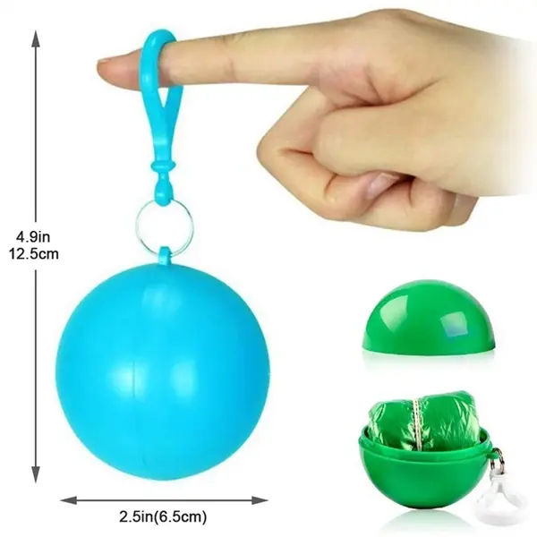 Disposable Emergency Raincoats Poncho Ball