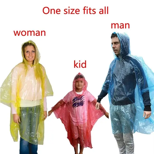 Disposable Emergency Raincoats Poncho Ball