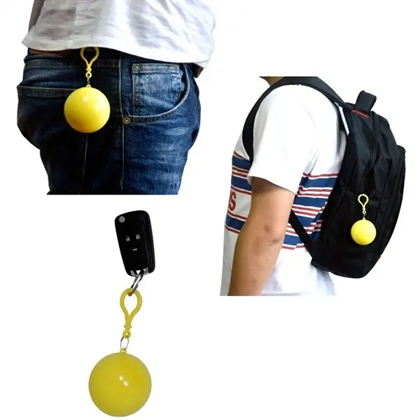 Disposable Emergency Raincoats Poncho Ball