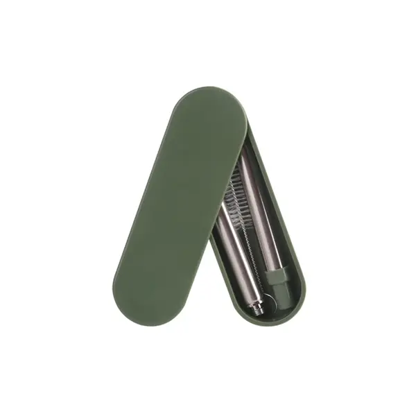 Collapsible Telescopic Straw Set In Case
