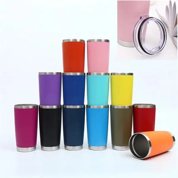 20 oz Stainless Steel Vacuum Insulated Tumbler with Lids