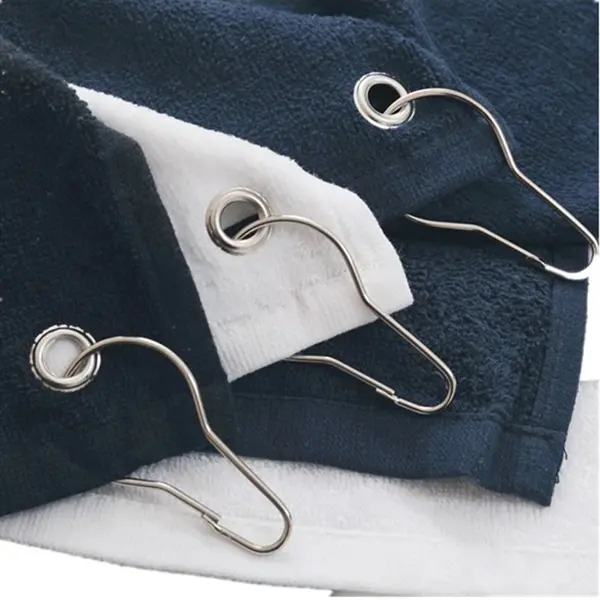 Golf Towel With Metal Grommet and Clip