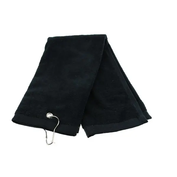 Golf Towel With Metal Grommet and Clip
