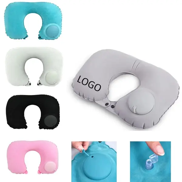 Air Pump Inflatable Neck Pillow