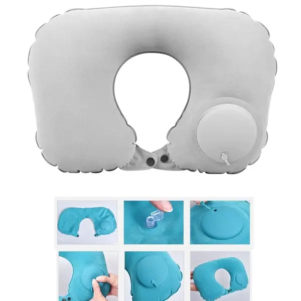 Air Pump Inflatable Neck Pillow
