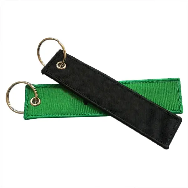 5.1" x 1.1" Custom Woven Key Tags