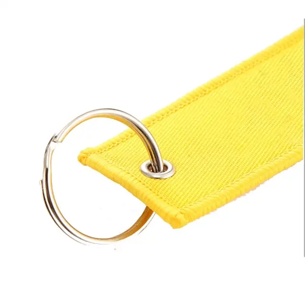 5.1" x 1.1" Custom Woven Key Tags