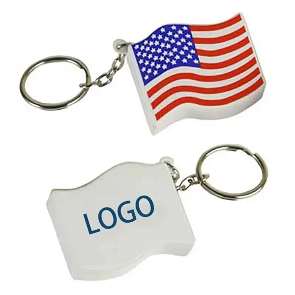 Square Stress Reliever key chain