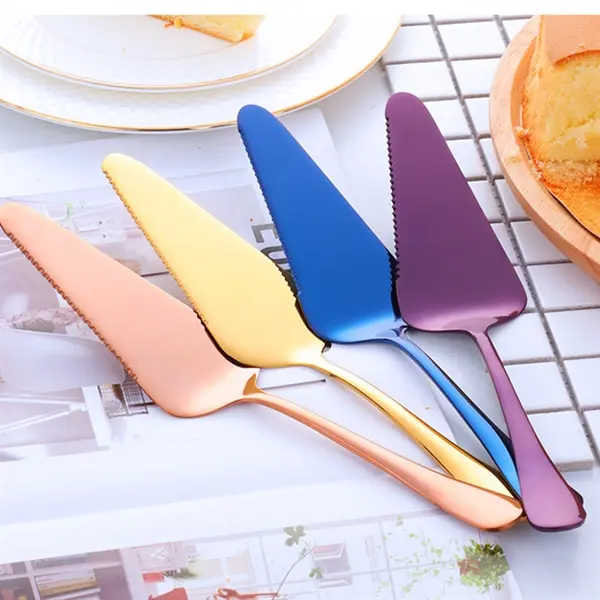 Stainless steel pizza cheese knife