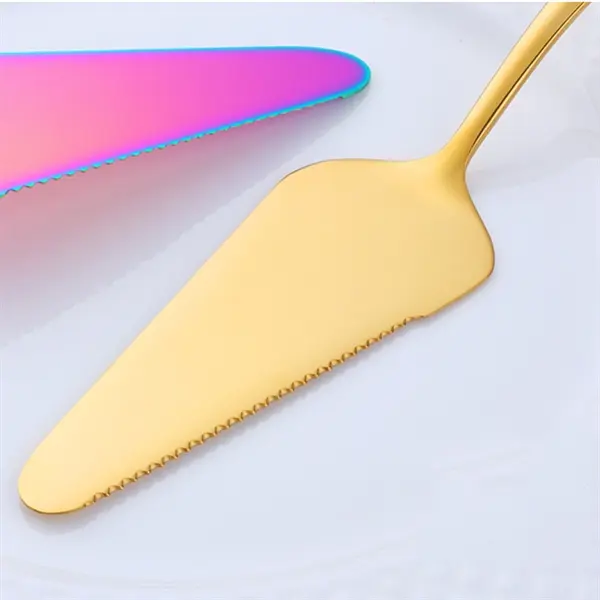Stainless steel pizza cheese knife
