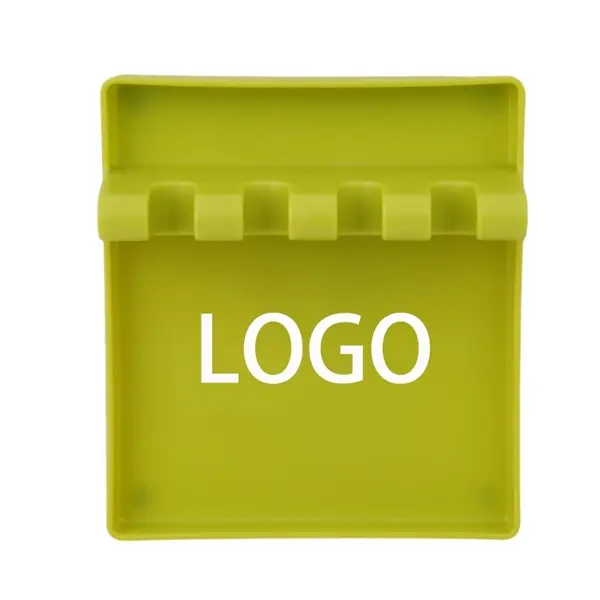 Silicone kitchen non-slip spoon holder mat