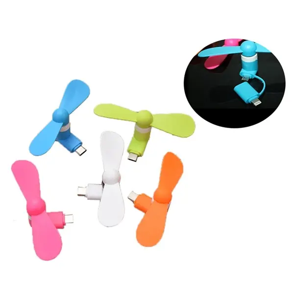 2-in-1 Mini Phone Fan