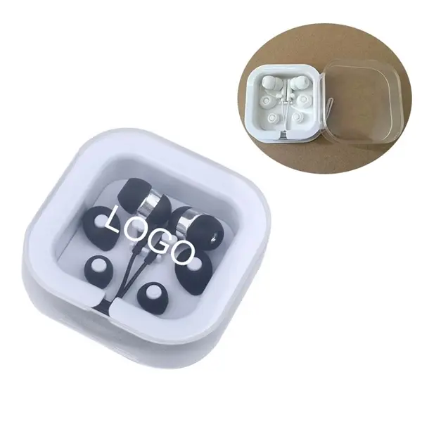 Ear Buds in Clear Case
