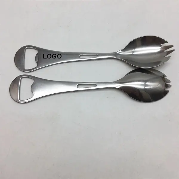 Bottle opener spoon fork