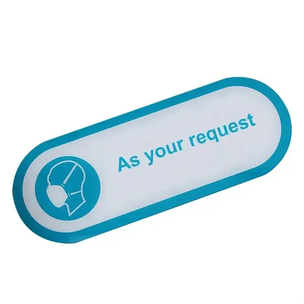 Custom Acrylic Reminder Sign Mark