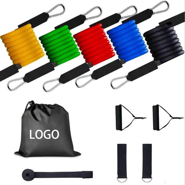 Latex fitness yoga tension rope