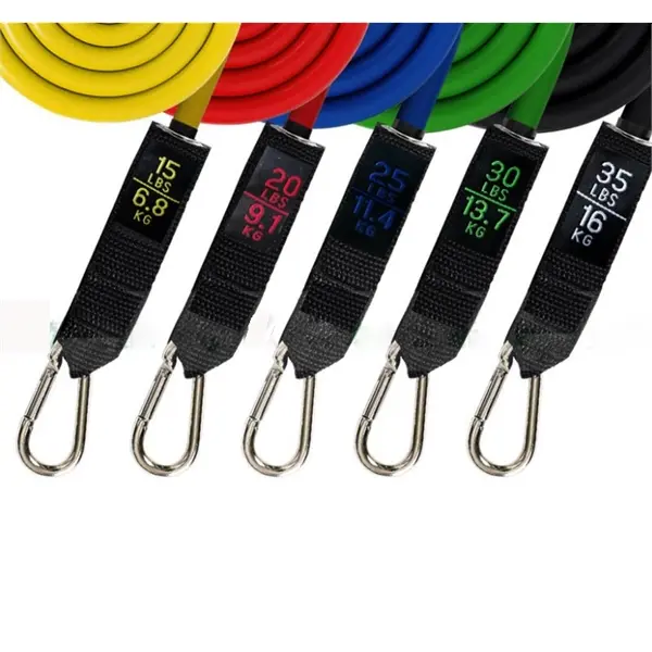 Latex fitness yoga tension rope