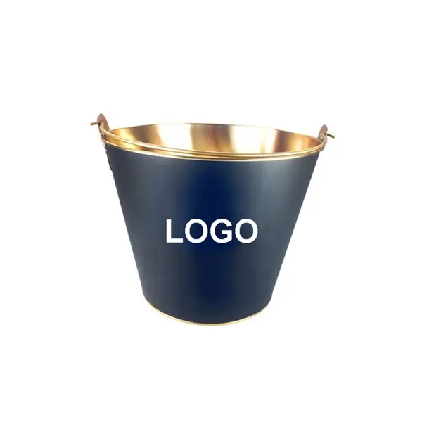 1.32 Gallon Popcorn/Pretzels Tin Beer ice bucket