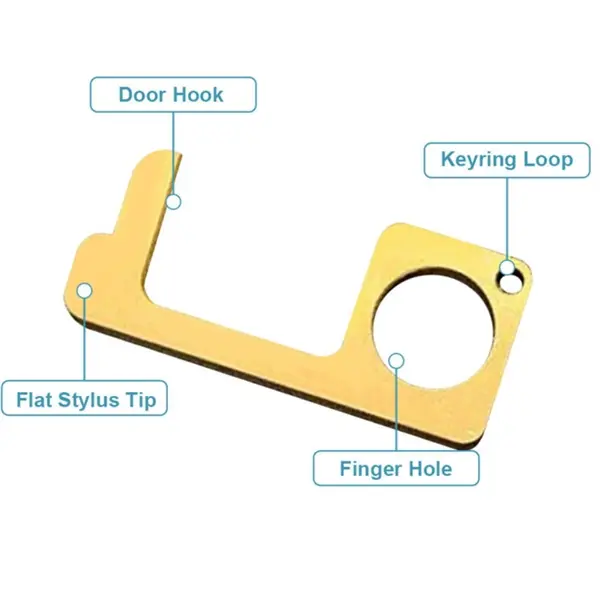 Hygiene Hand Germ Free Door Hook Stylus Safety Opener