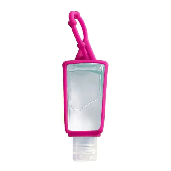1oz Hand Sanitizer Bottle with Silicone Holder