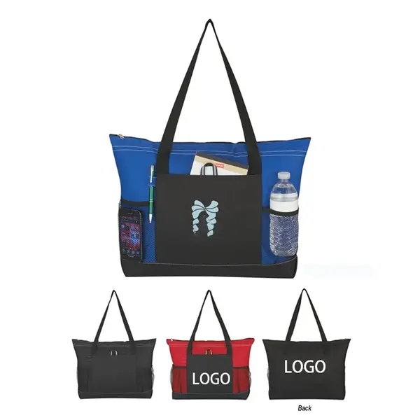 Zippered Tote Bag