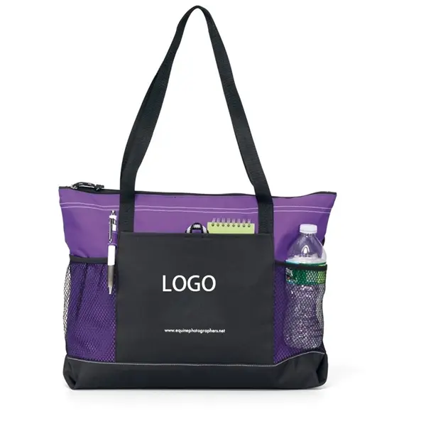 Zippered Tote Bag